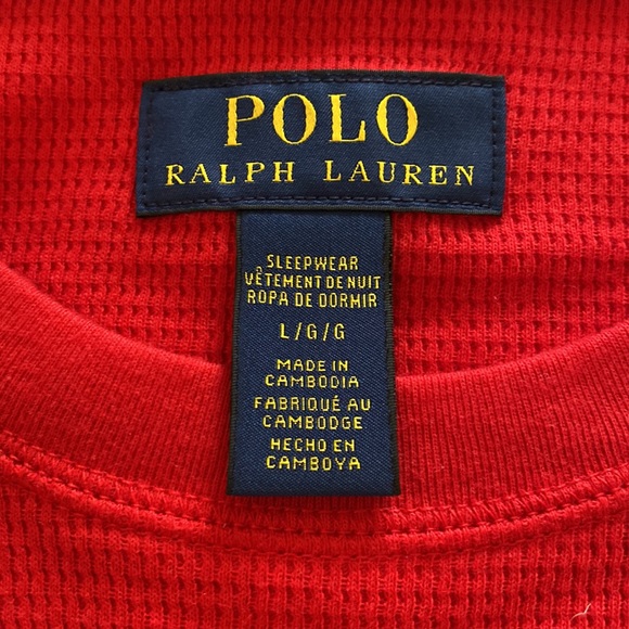 Red Polo by Ralph Lauren Long-sleeve Tee for Men - Picture 4 of 5